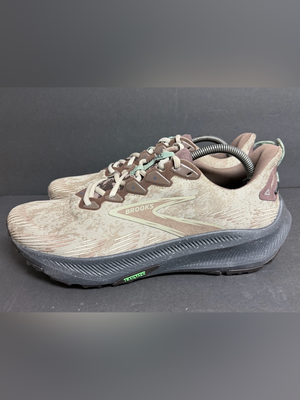 Brooks Men's 10 Ghost Trail Limited Edition Running Shoes Ganache/Coffee WORN 1X